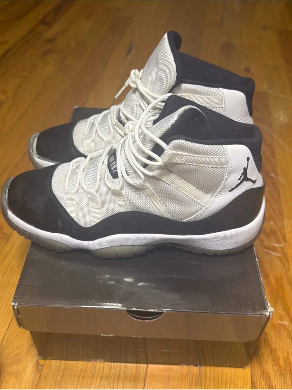 Jordan High-Top Sneakers - White & Black
